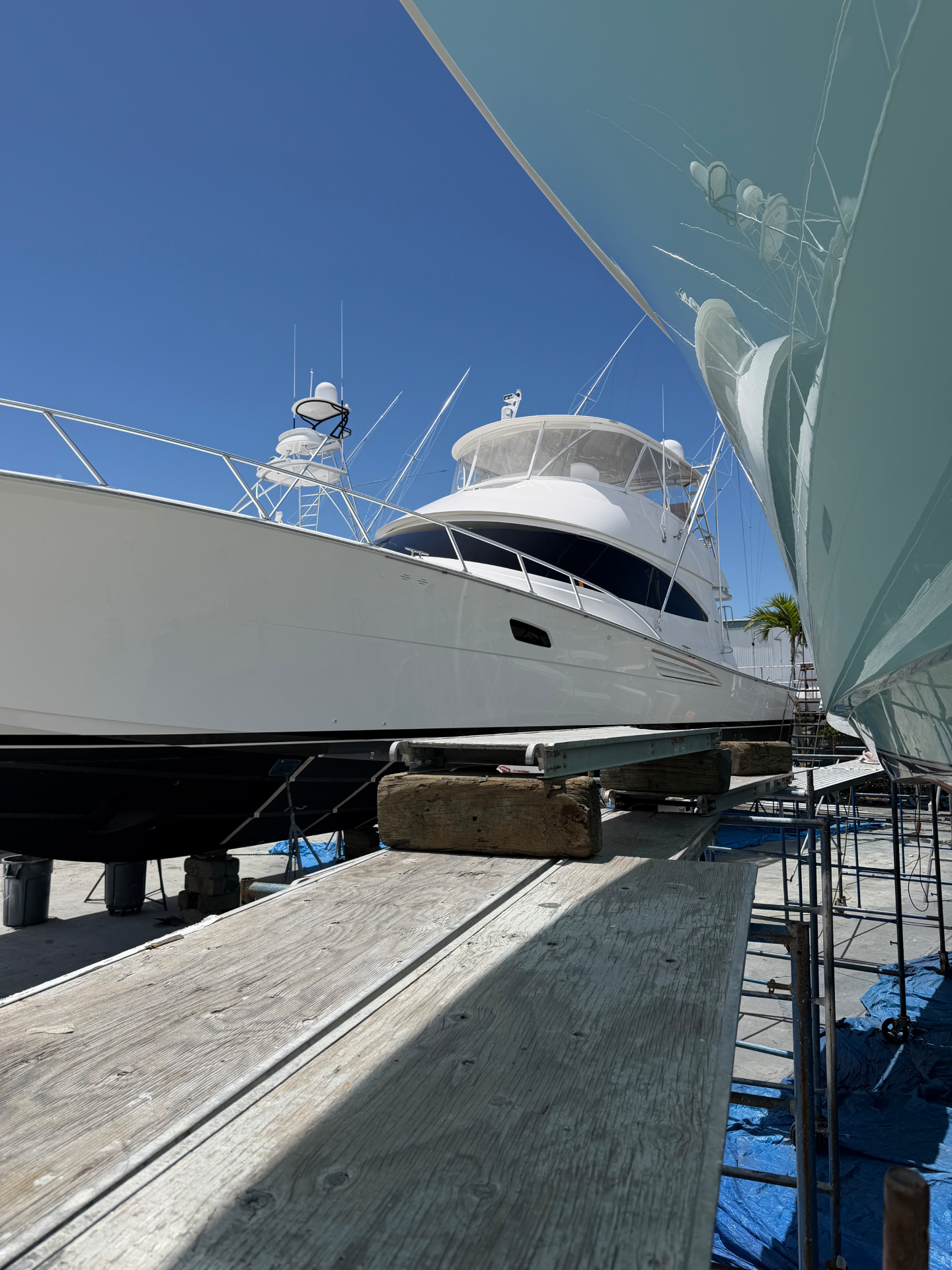 Sportfish yacht paint correction